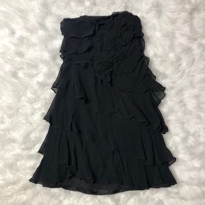 Black Ruffled Dress